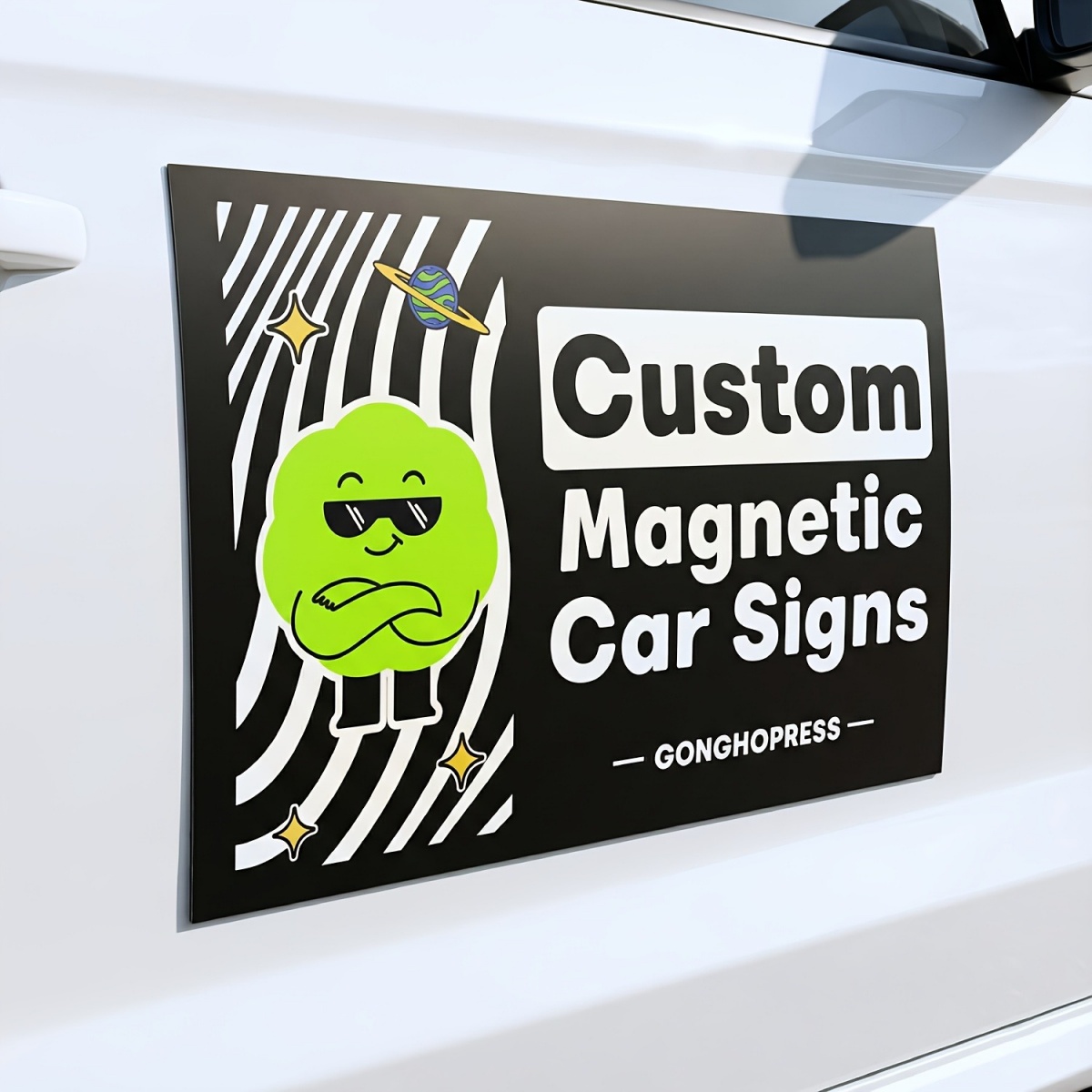 Baby Products Decoration - Stiker Mobil Magnetik yang Dapat Disesuaikan—Ideal