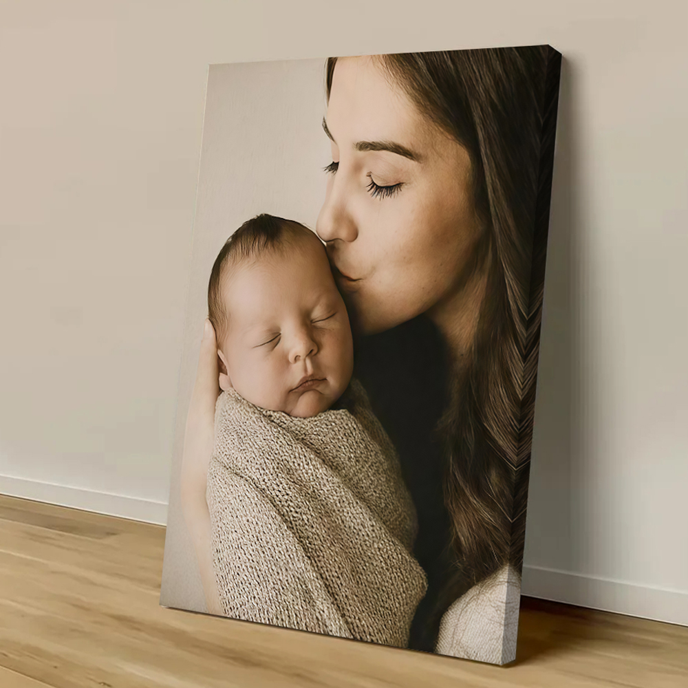 Baby Products Decoration - Lukisan Kanvas Cetak Kustom Dari Foto
