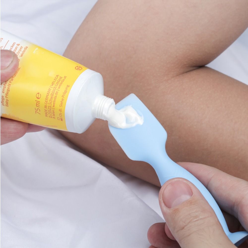 Spatula Bayi Silikon untuk Kri - Baby Products Cream ulasan dan harga