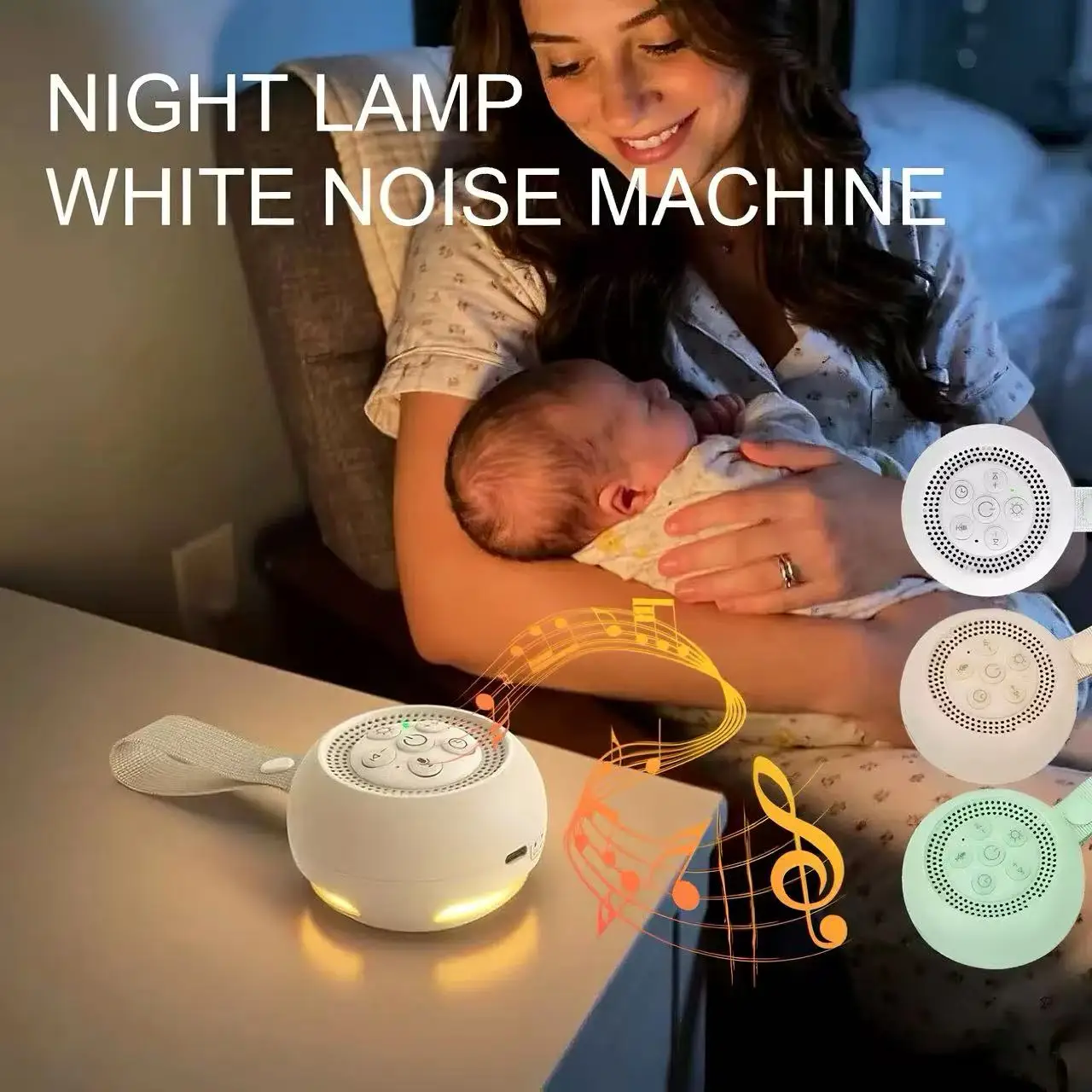 Mesin Suara Putih dengan Lampu - White Noise Machine Baby ulasan dan harga