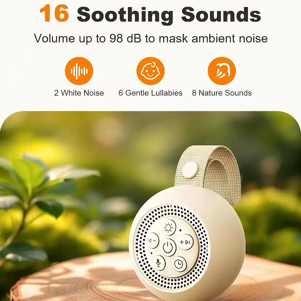 Mesin Suara Putih dengan Lampu - White Noise Machine Baby ulasan dan harga
