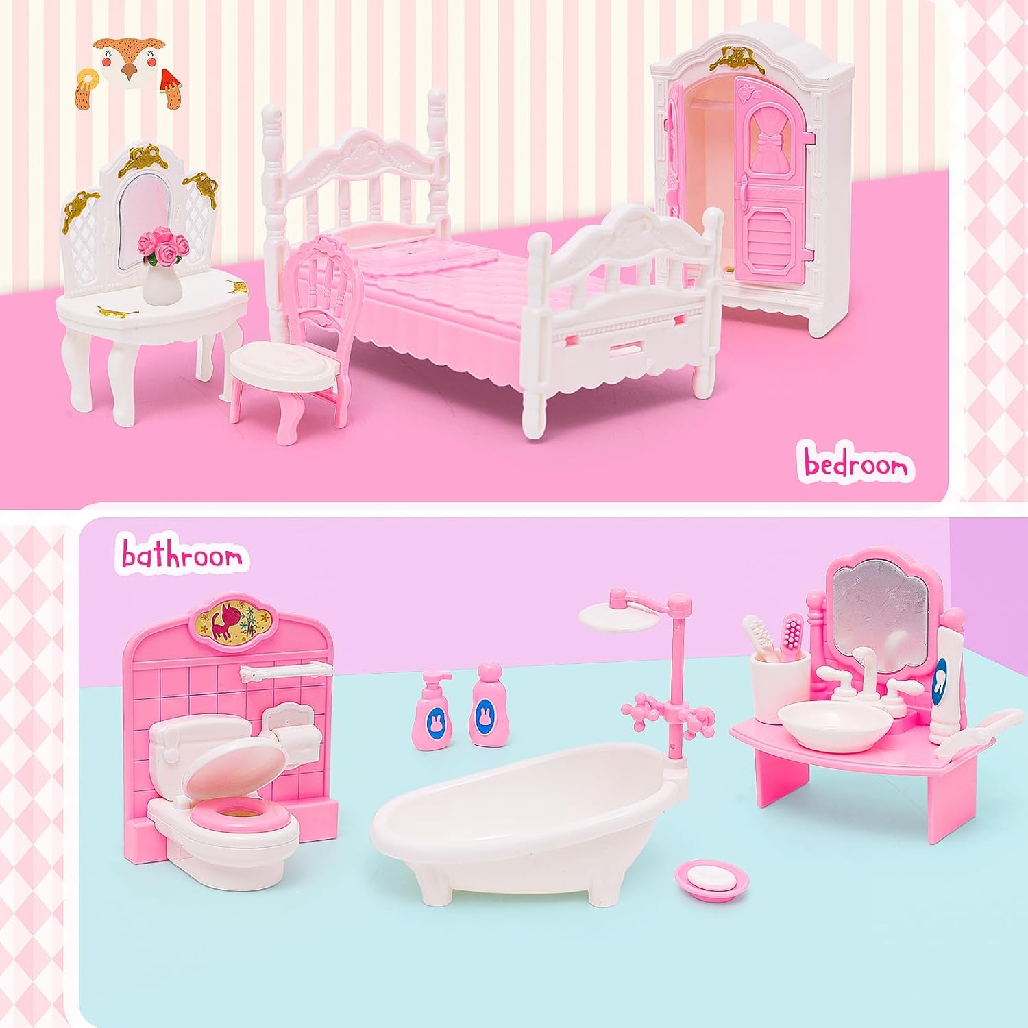 1:12 Rumah Boneka Truk Es Krim - Baby Products Cream ulasan dan harga