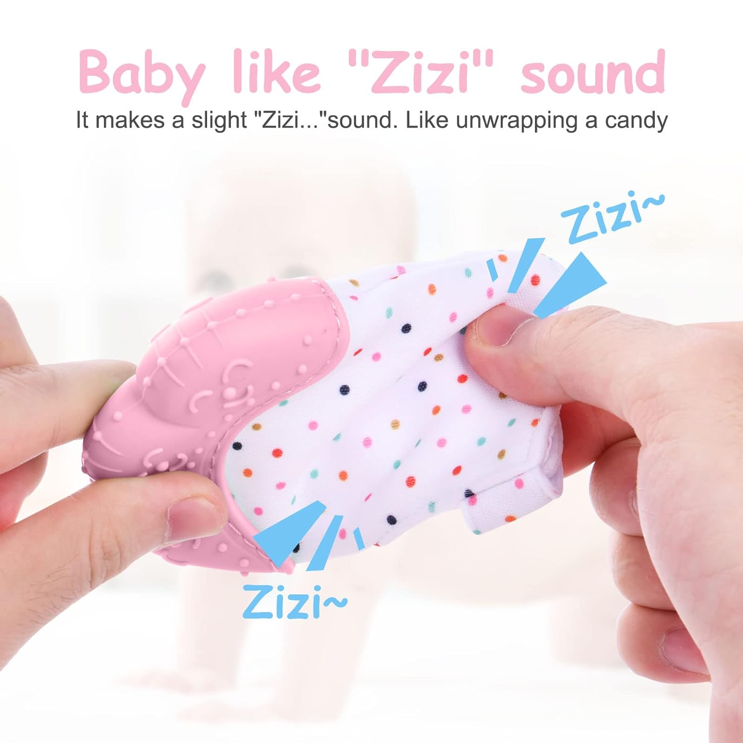 Sarung tangan silikon aman unt - Teething Mitten Baby ulasan dan harga
