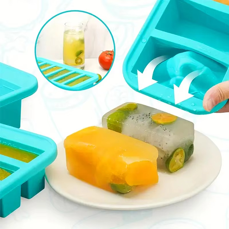 Cetakan Es Silikon 2/4/6 Grid  - Baby Products Cream ulasan dan harga