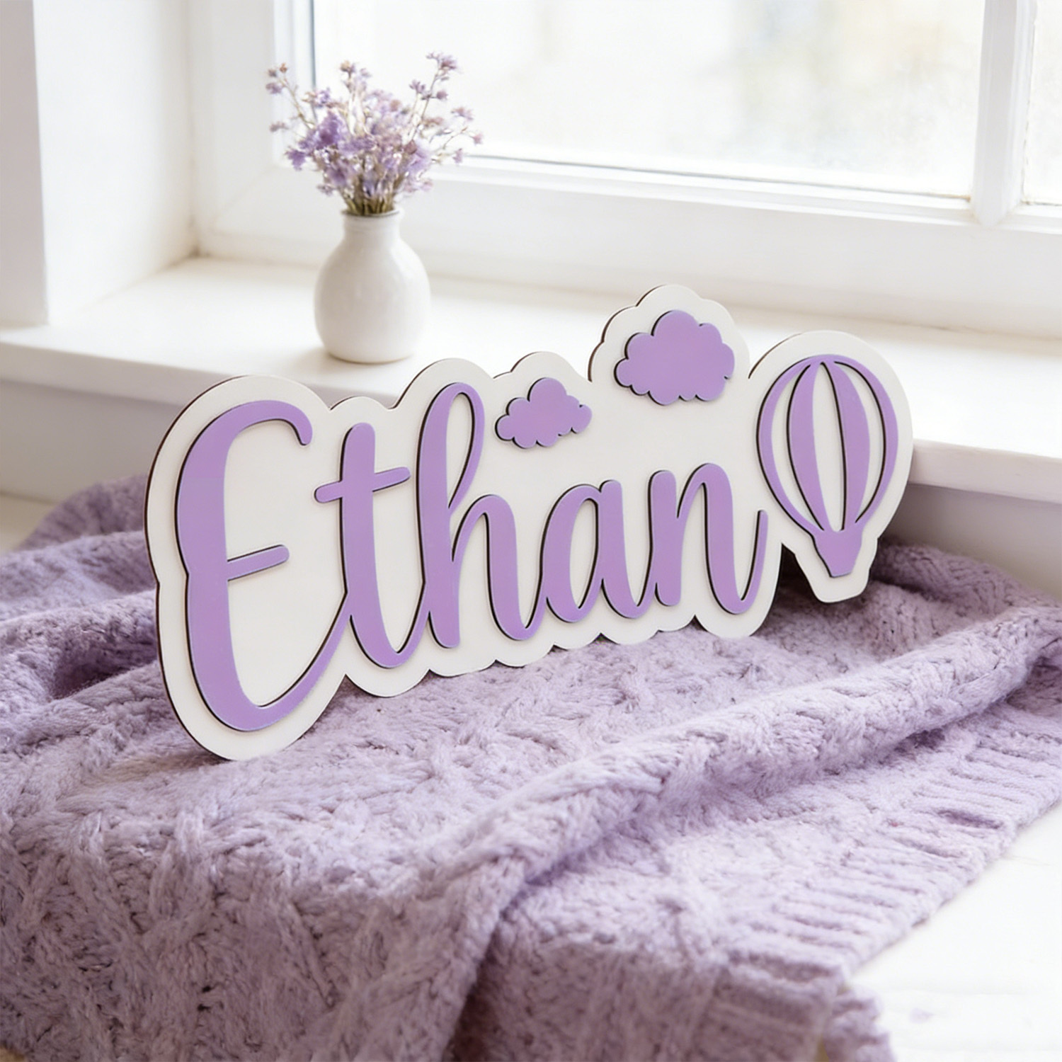 Papan Nama Kamar Balon Udara P - Baby Products Decoration ulasan dan harga