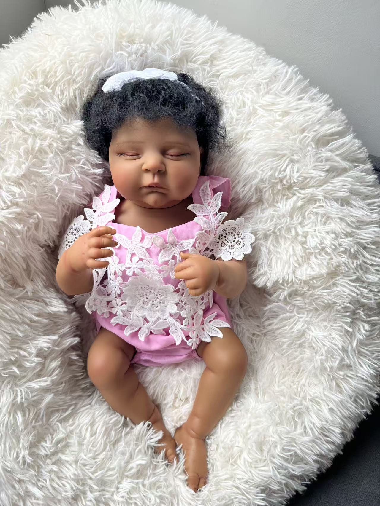 Boneka Bayi Silikon Reborn Pea - Baby Products For Curly Hair ulasan dan harga