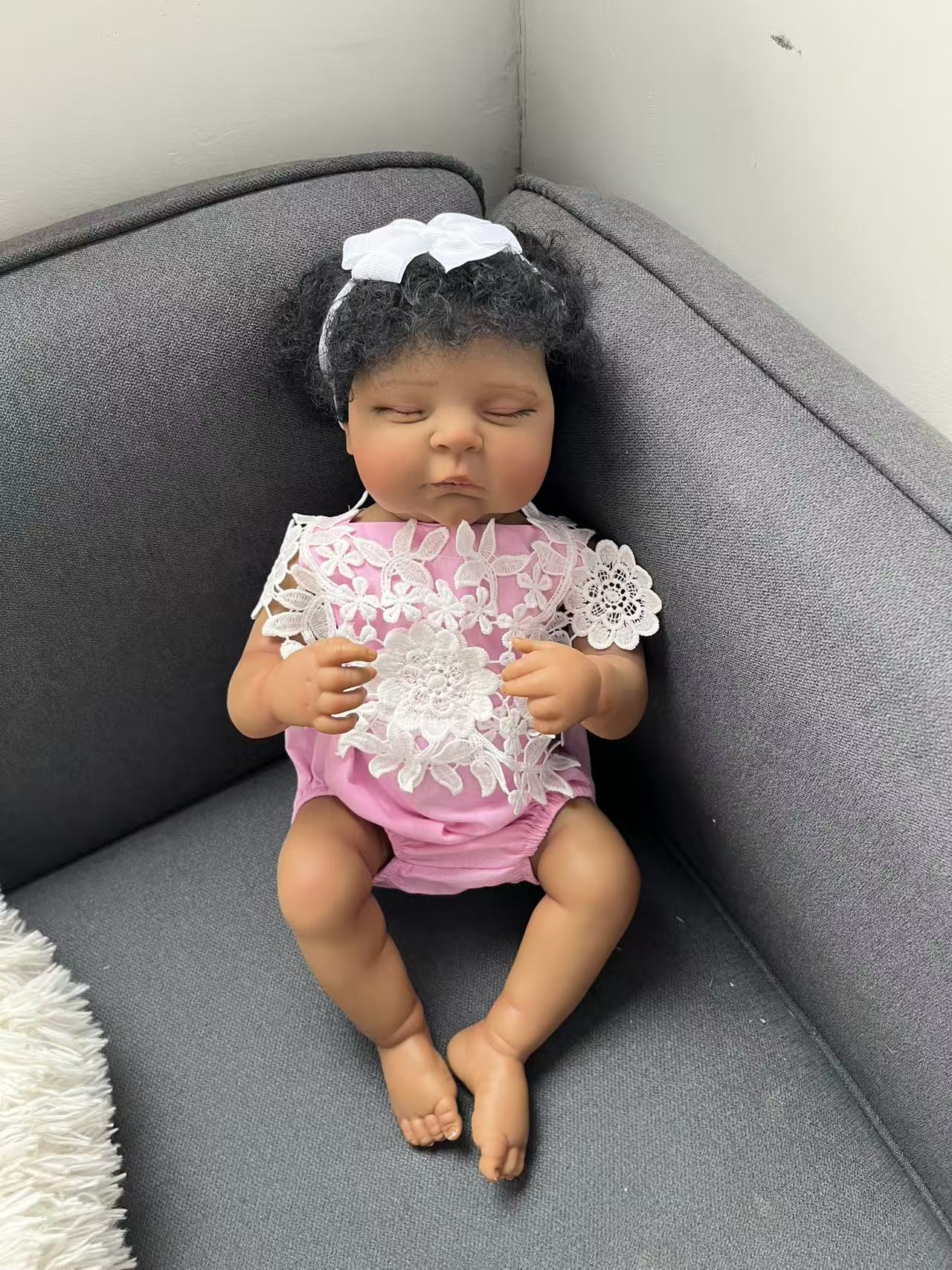 Boneka Bayi Silikon Reborn Pea - Baby Products For Curly Hair ulasan dan harga