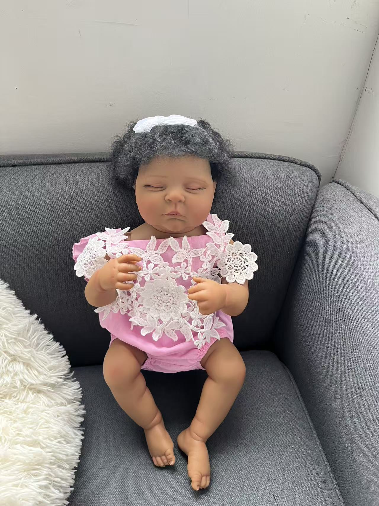 Boneka Bayi Silikon Reborn Pea - Baby Products For Curly Hair ulasan dan harga
