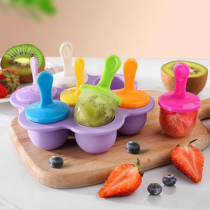 1pc Cetakan Es Krim Silikon 7  - Baby Products Cream ulasan dan harga