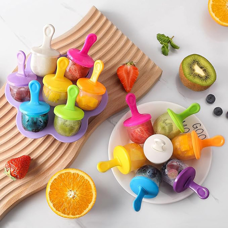 1pc Cetakan Es Krim Silikon 7  - Baby Products Cream ulasan dan harga